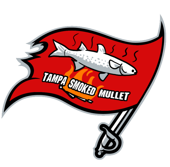 Tampa Bay Buccaneers Smoked Mullet Logo fabric transfer